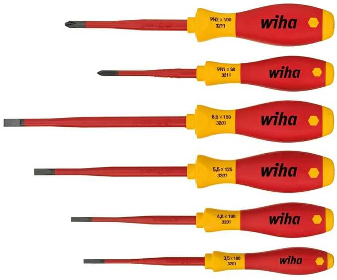 Atsuktuvų rinkinys elektrikui WIHA SoftFinish slimFix Phillips (6 vnt.)