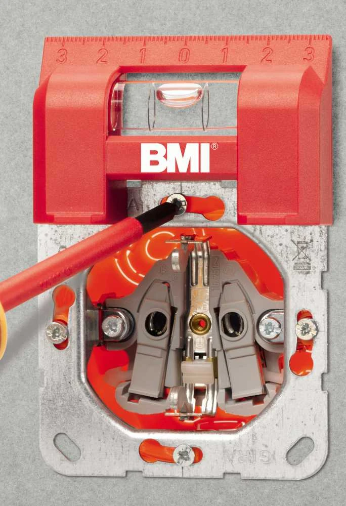 BMI Plastikinis gulsčiukas rozetėms su magnetu 70 mm