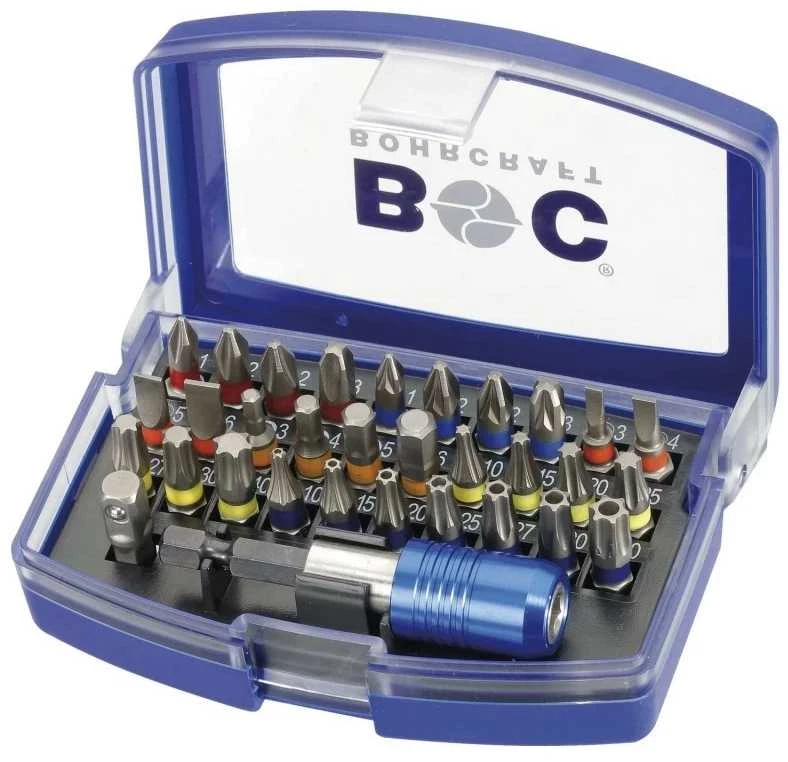 Grąžtas BOHRCRAFT atsuktuvo antgaliai/ PB 32-3/ 32 vnt.