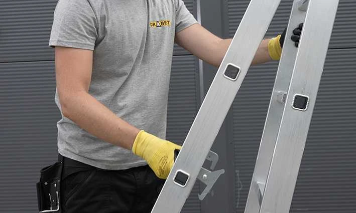 Daugiafunkcinės aliuminio kopėčios, Drabest HOME 3x9, 150 kg