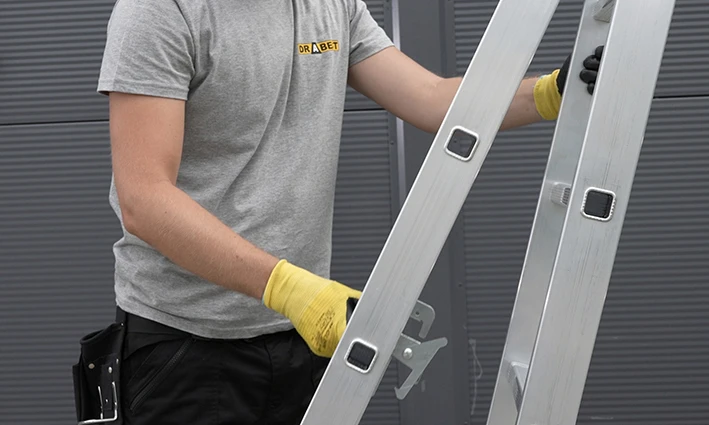 Daugiafunkcinės aliuminio kopėčios, Drabest HOME 3x11, 150 kg