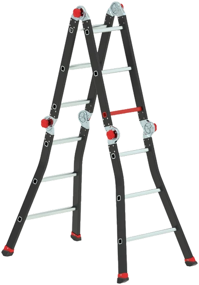 Daugiafunkcinės sudedamos kopėčios Altrex Varitrex PRO+ 4x3 + PF