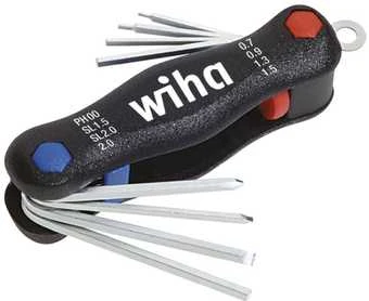 Daugiafunkcinis įrankis WIHA Mini PocketStar su 8 vnt. Phillips vidiniais šešiakampiais