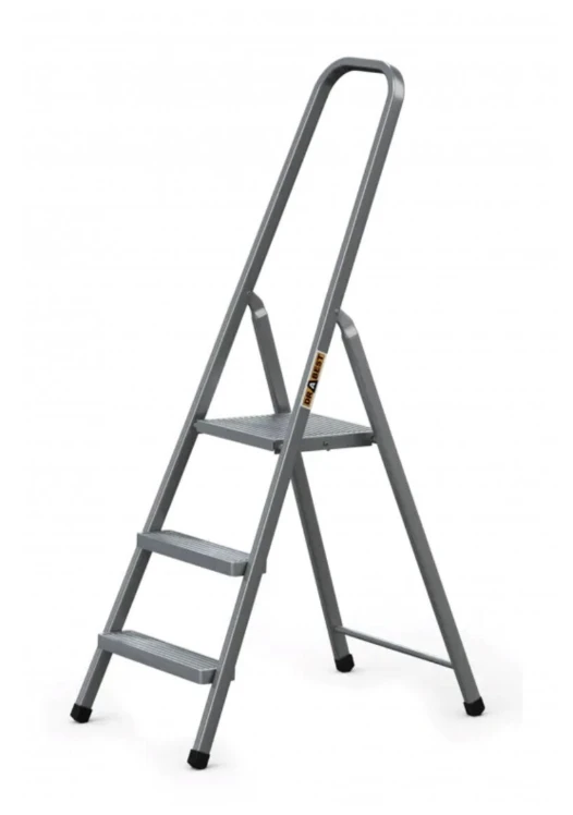 DRABEST HOME plieninės kopėčios, 3 pakopų, 125 kg