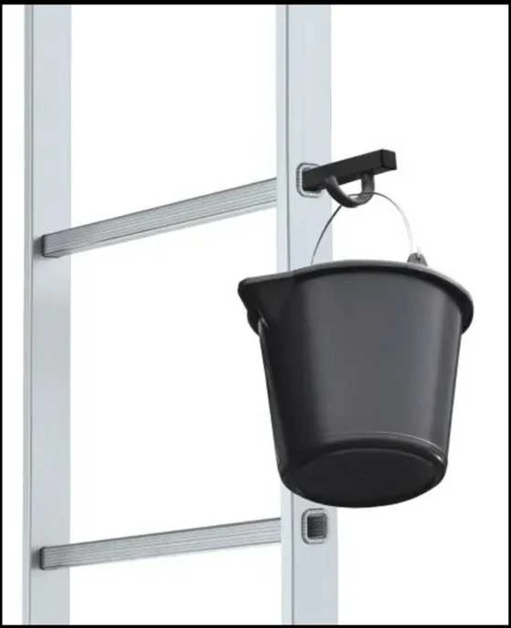 DRABEST PRO aliuminio kopėčios, 15 pakopų, 150 kg (DR-AL-DP-PRO-1X15-2K)