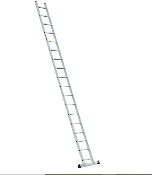 DRABEST PRO aliuminio kopėčios, 18 pakopų, 150 kg (DR-AL-DP-PRO-1X18-2K+H)