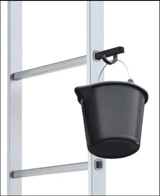 DRABEST PRO aliuminio kopėčios, 7 pakopos, 150 kg
