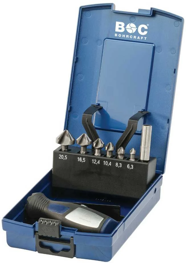Gilintuvų rinkinys Bohrcraft KSB6-K HSS 1/4"// 6,3-20,5