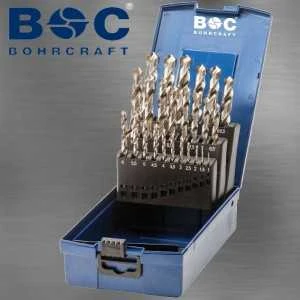 Grąžtas Grąžtų rinkinys BOHRCRAFT HSS-G DIN 338 1,0 - 13,0 x 0,5 mm inc. / KG13 ( 25 vnt.)