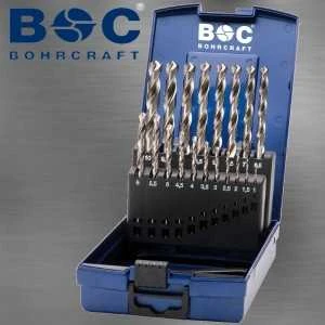 Grąžtas Grąžtų rinkinys BOHRCRAFT KG10 HSS-G ABS-Box /1-10x0,5/ 19 vnt.