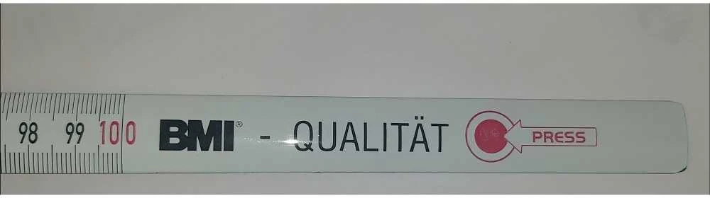 Nerūdijančio plieno matavimo juosta BMI (100 cm)
