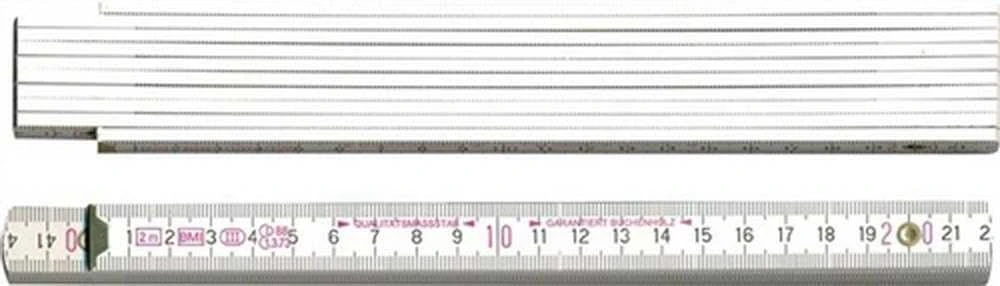 Medinė liniuotė su sukamu kampu BMI, 2m