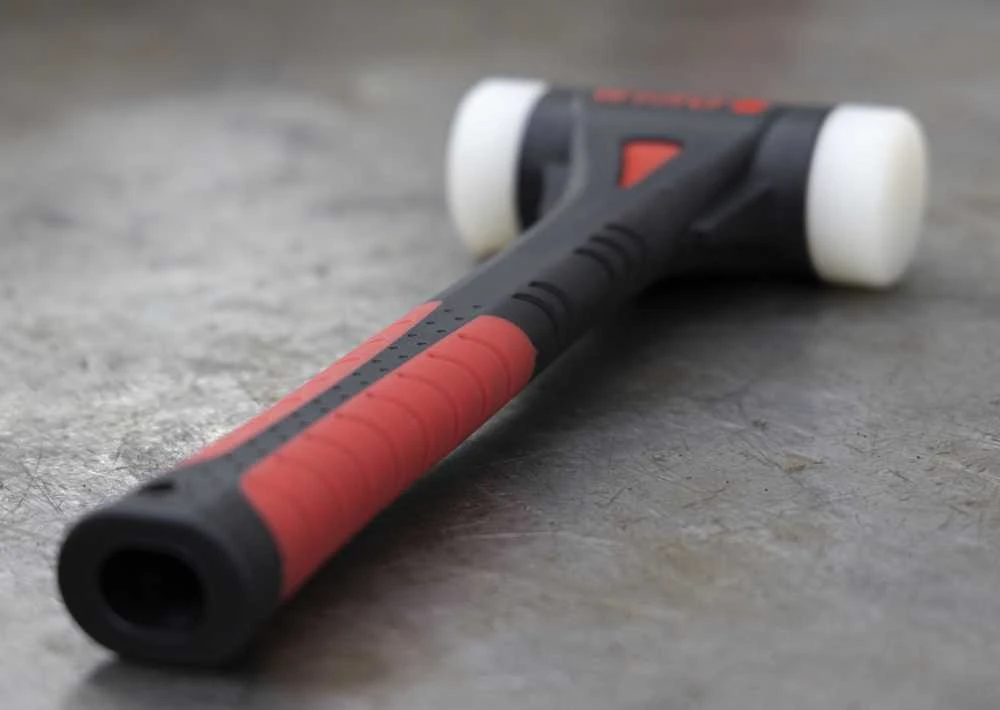 Minkštas plaktukas WIHA FibreBuzz® su keičiamu plaktuko galu, 320 mm.
