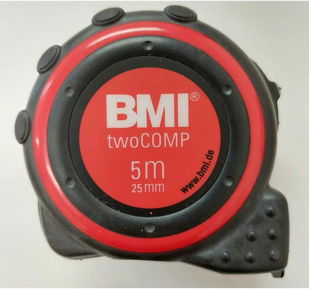 Ruletė BMI twoCOMP (5 m; 25 mm)