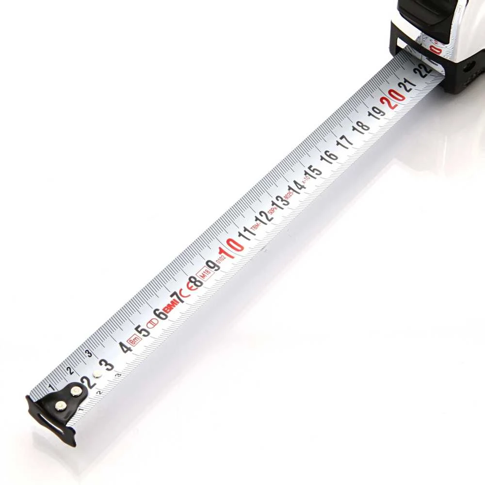 Ruletė BMI twoCOMP Chrom (8 m), SB pakuotė