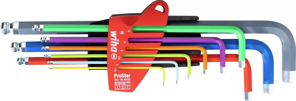 ŠEŠIABRAUNIŲ RAKTŲ RINKINYS WH-PROSTAR/46555 WIHA