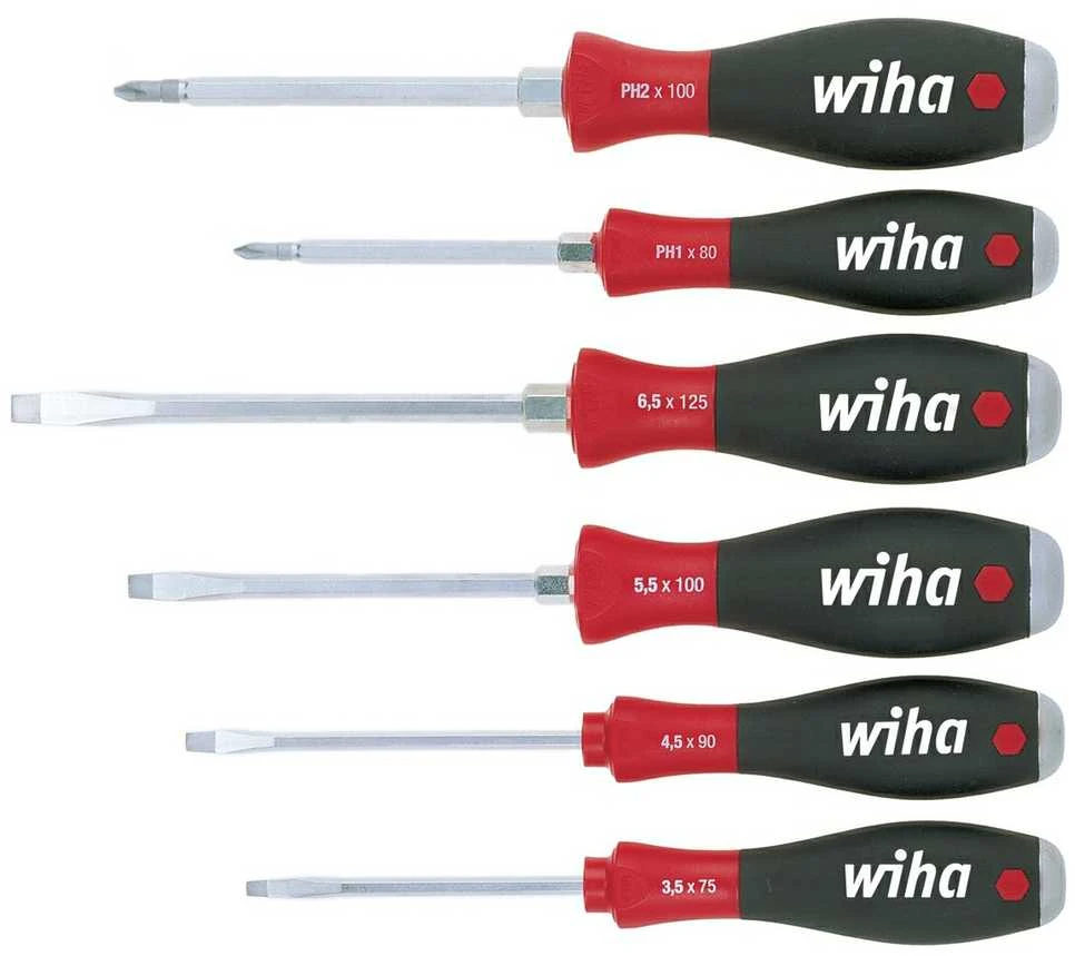 Smūginių atsuktuvų rinkinys WIHA SoftFinish (6 vnt.)