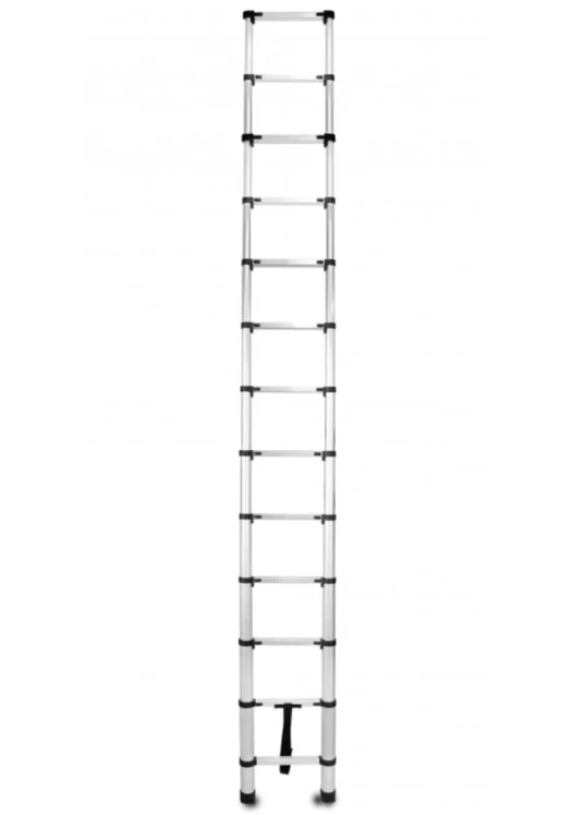 Teleskopinės plieninės kopėčios DRABEST 1x13 3,8 m