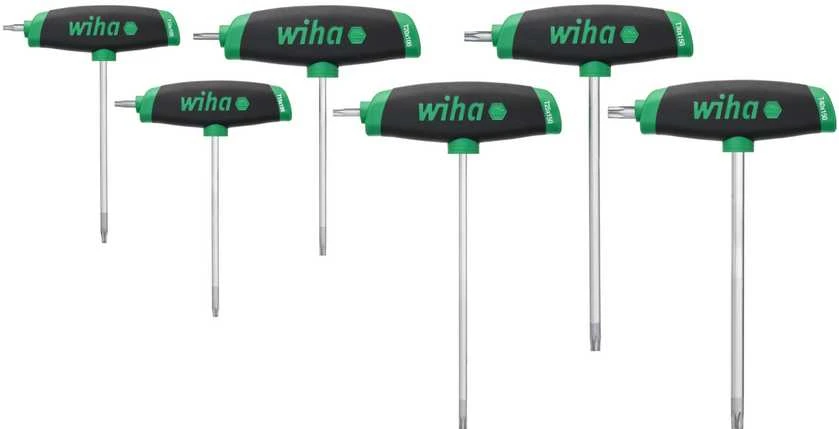 TORX® WIHA T formos raktų rinkinys ComfortGrip 364DS K6, 6 vnt.