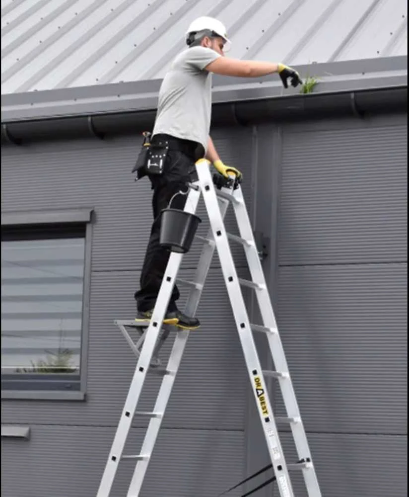 Trijų dalių daugiafunkcinės kopėčios DRABEST „PRO“ 3x16 (DR-AL-DW-PRO-3X16-2K)