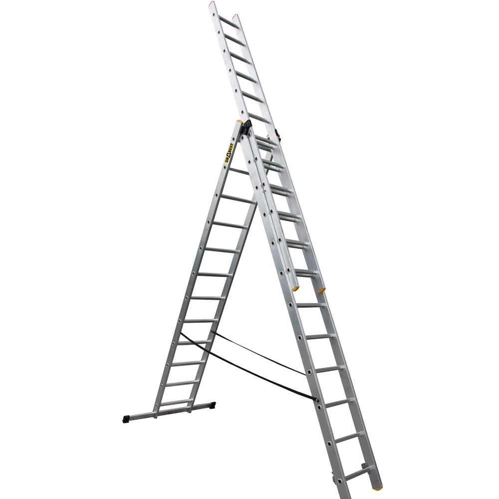 Trijų dalių daugiafunkcinės kopėčios DRABEST „PRO“ 3x12