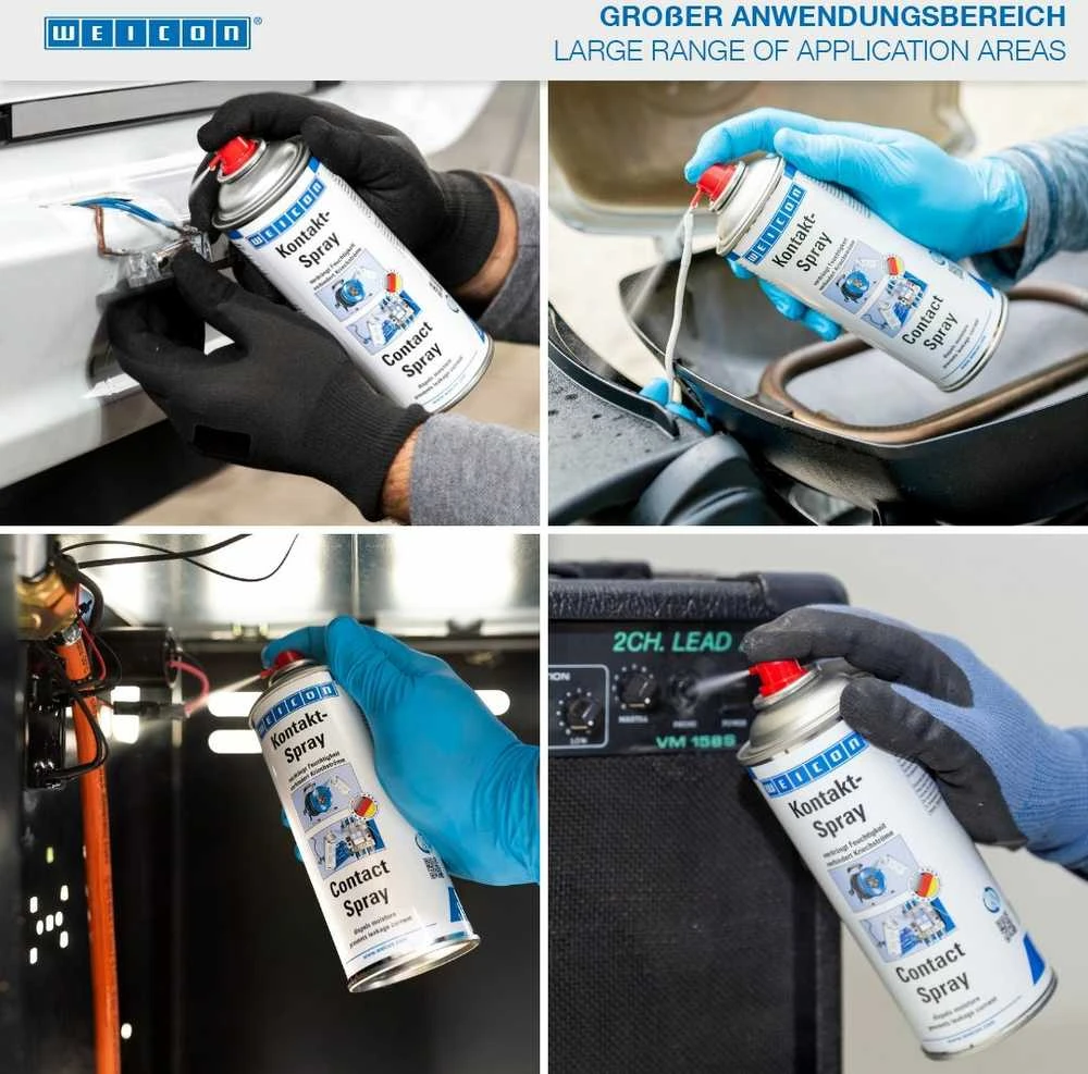 WEICON purškiklis | 400 ml | Purškiama elektros kontaktų apsauga ir priežiūra
