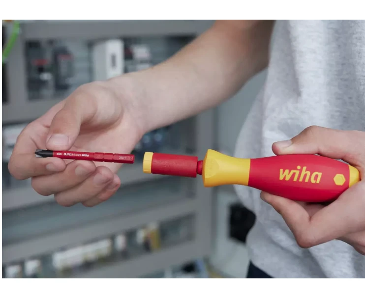 WIHA Sukimo momento rinkinys easyTorque adapterių, elektrinis 1000V, skirtas slimBits ir slimVario® laikikliui, 5 vnt.