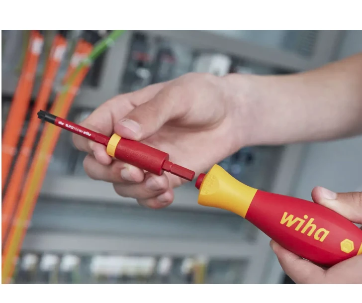 WIHA Sukimo momento rinkinys easyTorque adapterių, elektrinis 1000V, skirtas slimBits ir slimVario® laikikliui, 5 vnt.
