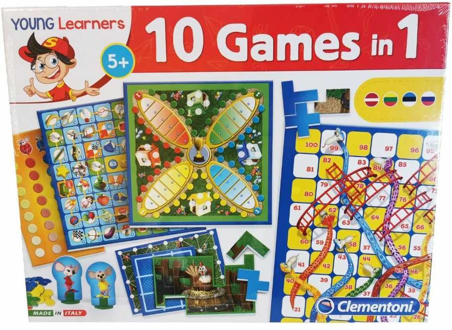 Clementoni Stalo žaidimas "Fun Together 10in1" (LT+LV+EE+RU)