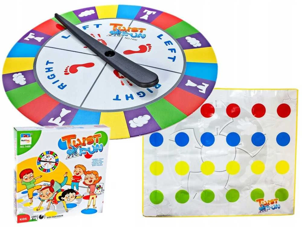 Malplay Aktyvus Žaidimas Twister su 2 naujais laukais