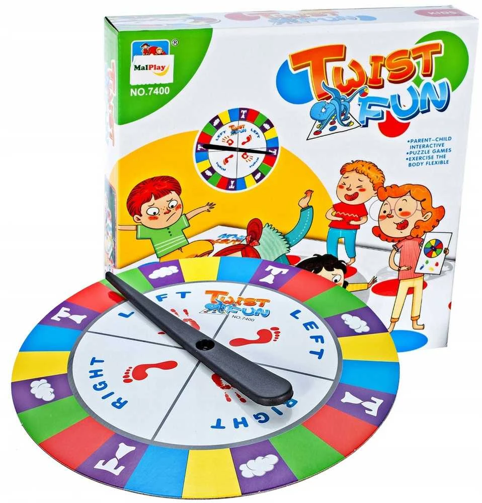 Malplay Aktyvus Žaidimas Twister su 2 naujais laukais