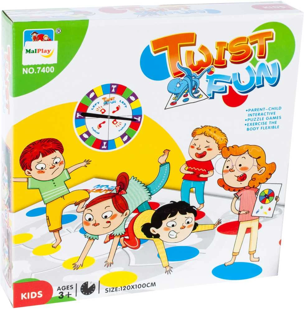 Malplay Aktyvus Žaidimas Twister su 2 naujais laukais
