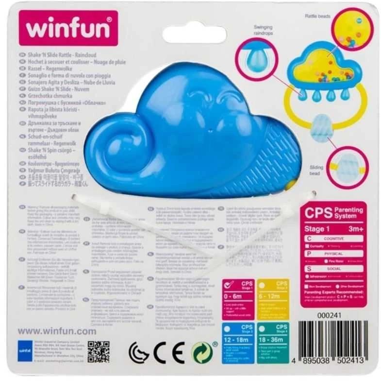 Barškutis winfun Lietaus debesėlis