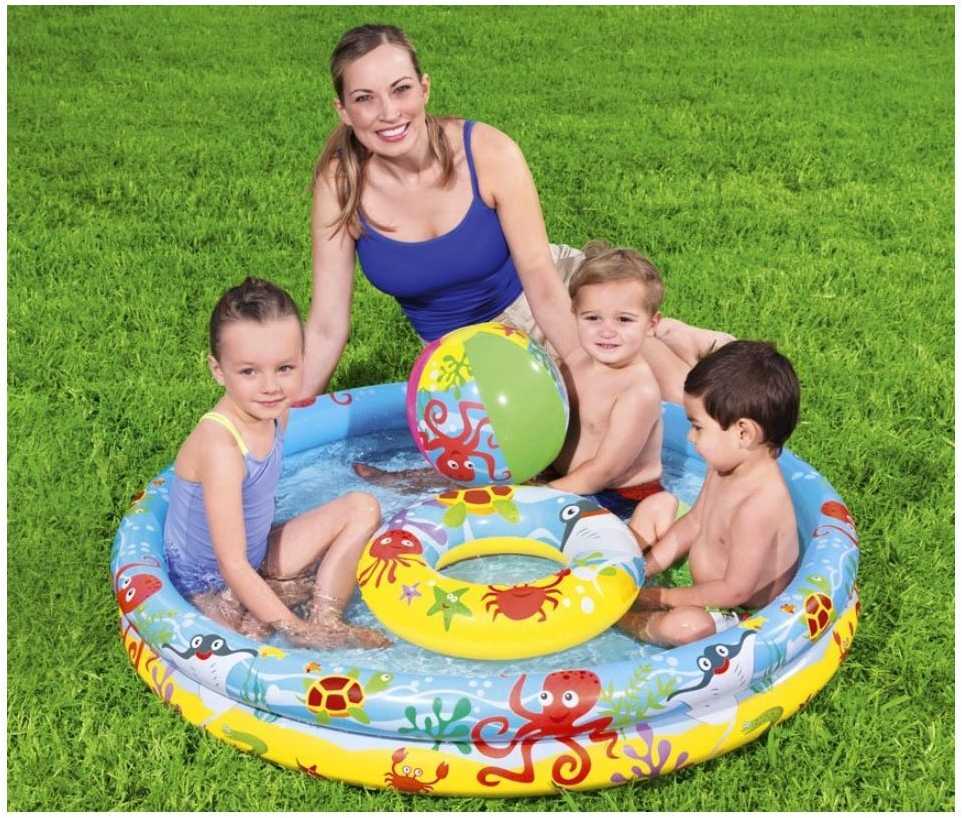 Baseinas Bestway su priedais 122x20 cm