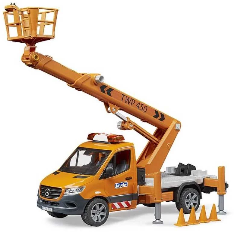 Žaislinis keltuvas MB Sprinter Bruder 02769