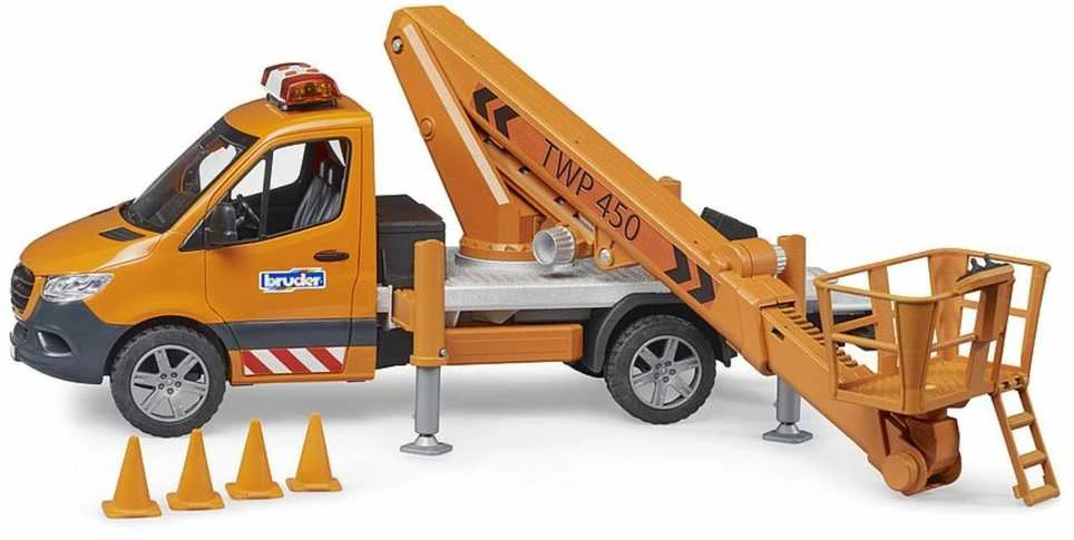 Žaislinis keltuvas MB Sprinter Bruder 02769