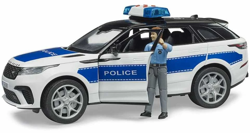 Policijos visureigis Bruder Range Rover Velar su figūrėle