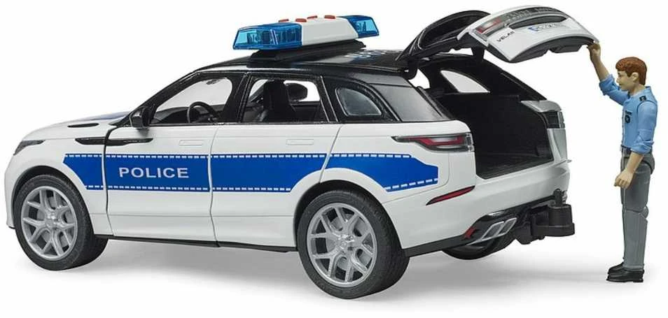 Policijos visureigis Bruder Range Rover Velar su figūrėle