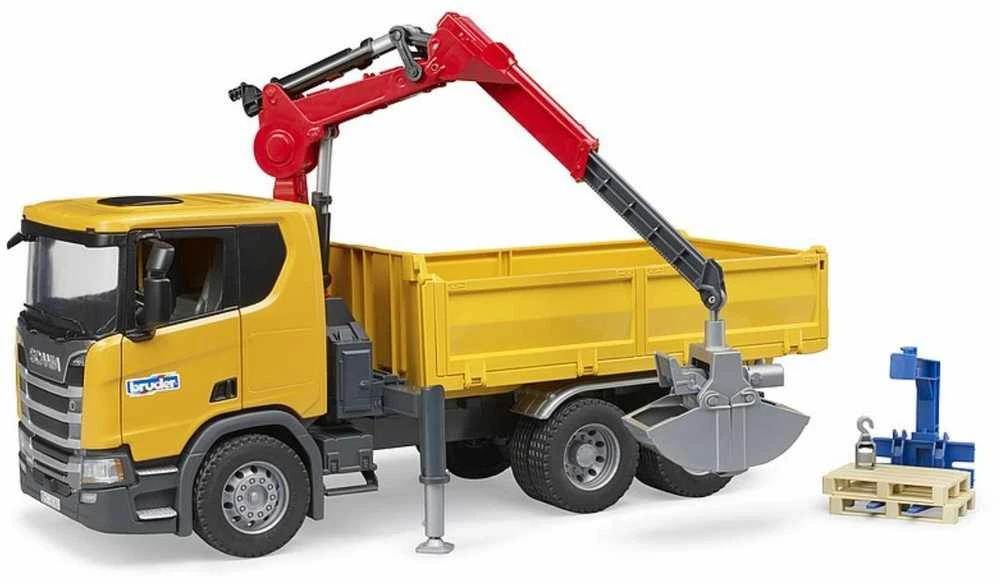 Sunkvežimis su kranu Scania Super 560R Bruder 03551