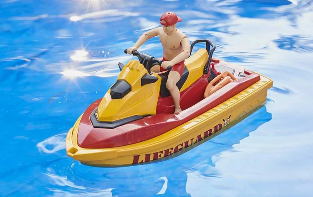BRUDER gelbėtojų stotis su motociklais ir priedais 62780