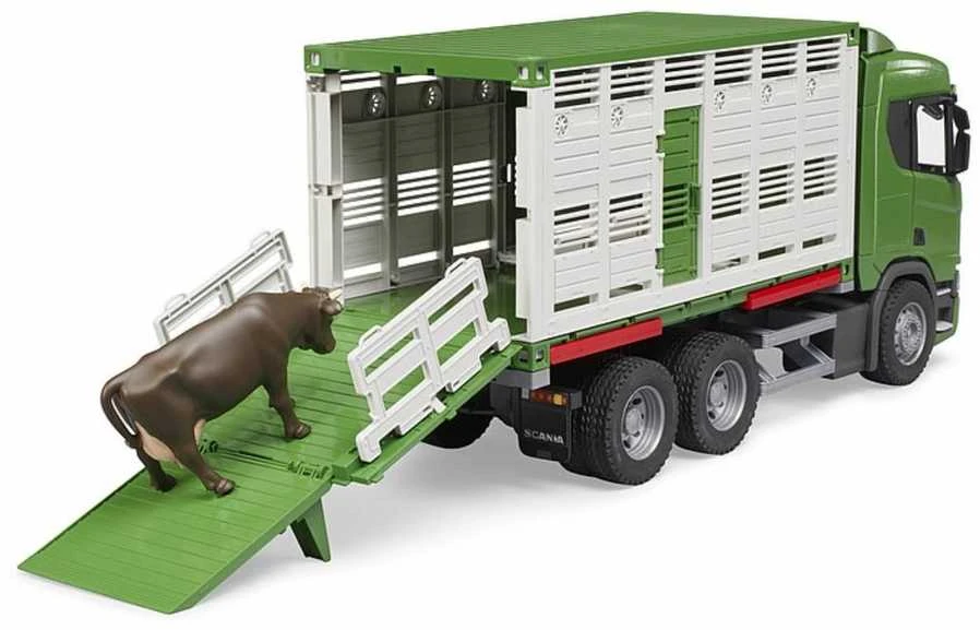 BRUDER gyvulių vežimo sunkvežimis Scania 03548