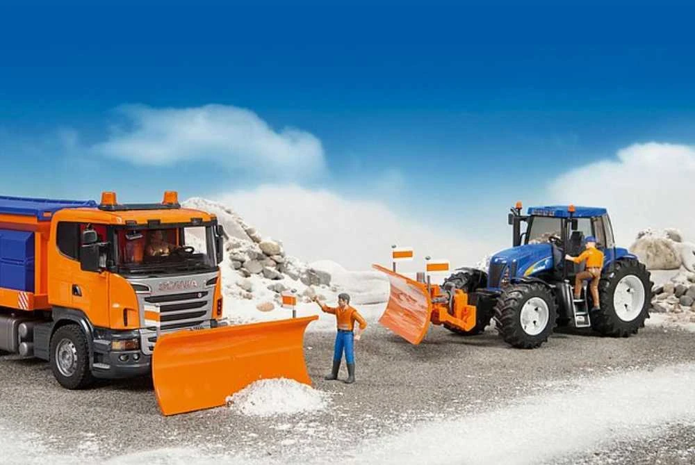 BRUDER priedas 02582 - sniego valymo plūgas