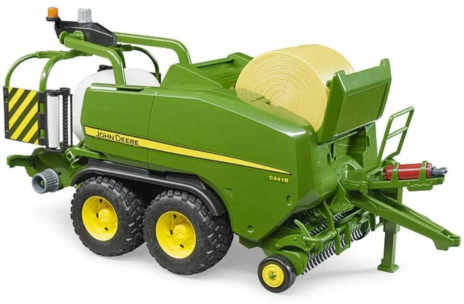Traktoriaus su priedais Bruder John Deere