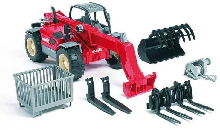 BRUDER teleskopinis krautuvas Manitou MLT 633, 02125