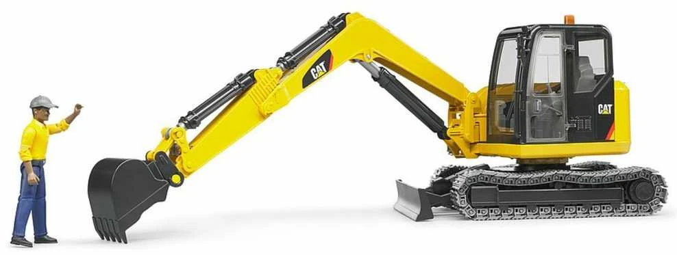 Bruder Minikoparka CAT BR-02466 geltona