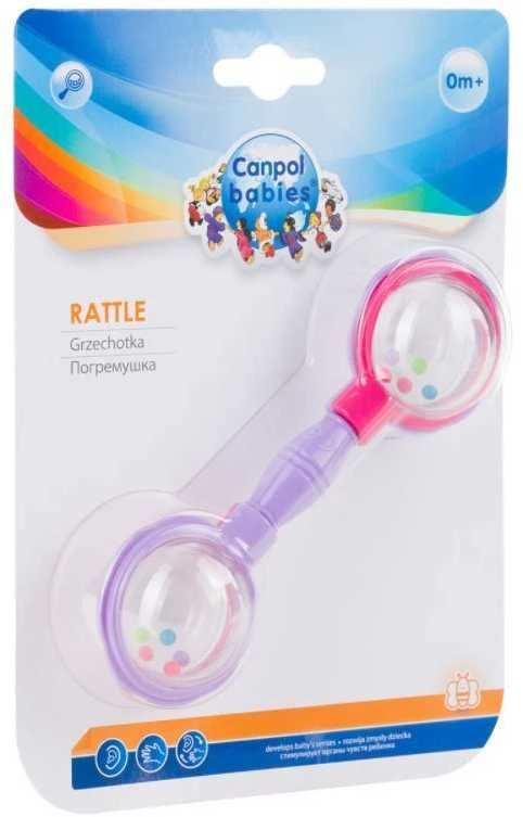 Barškutis CANPOL BABIES Štanga 2/606, rožinis