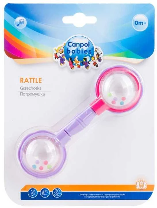 Barškutis CANPOL BABIES Štanga 2/606, rožinis