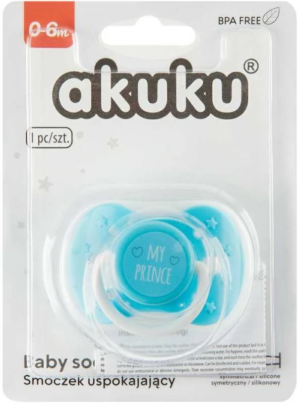 Čiulptukas Akuku 0-6 mėn.mėlynas. A0586