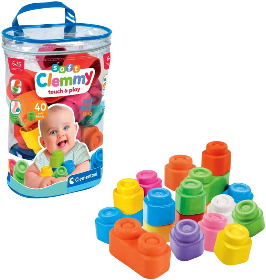 Clementoni konstruktorius "Baby Clemmy" (40 kaladėlių)