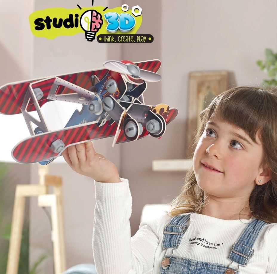 Educa Dėlionė 3D Lėktuvas 19185